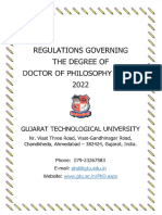 Ph.D. Regulations, 2022 - 09.05.2022 - 175605