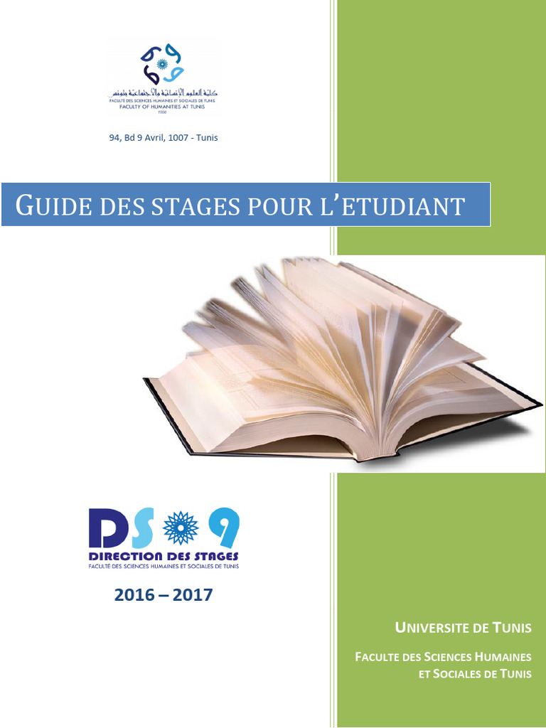 Guide Des Stages Pdf _ Guide de l’accueil de stagiaires dans la ...