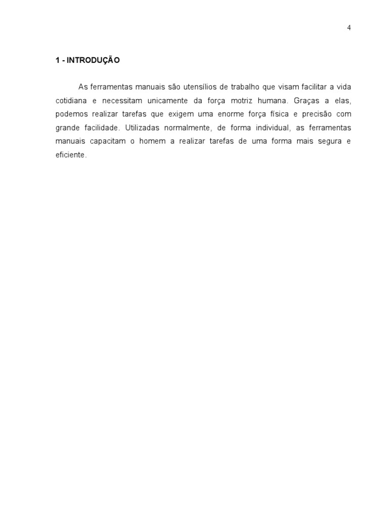 Segurança no Uso de Ferramentas Manuais | PDF | Martelo | Ferramentas