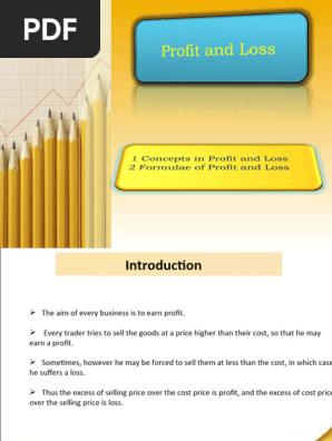 Profit and Loss
