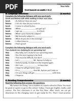 Prep 2 - October Exam Revision (O.L)