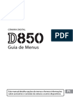 Nikon D850 - Guia de Menus