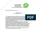 Reflection Paper Kongreso NG Gurong Mag - Aaral