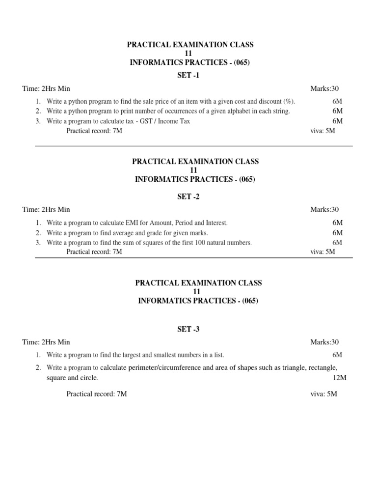 11 ip programs to practice for practicals pdf