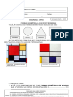 28 Maio Formas Geométricas Cor Mondrian 2ºano