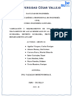 Escalonado Final - Ampliacion y Mejoramiento de Una Planta de Tratamiento de Aguas Residuales Localidad Ocobamba