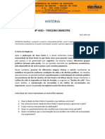 AULA DE HISTÓRIA Simplificada 8 Ano