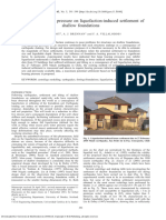 BERTALOT Influence of Bearing Pressure On Liquefaction-Induced Settlement of Shallow Foundations