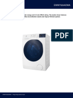 EWW7524ADWA Electrolux Specifications Sheet