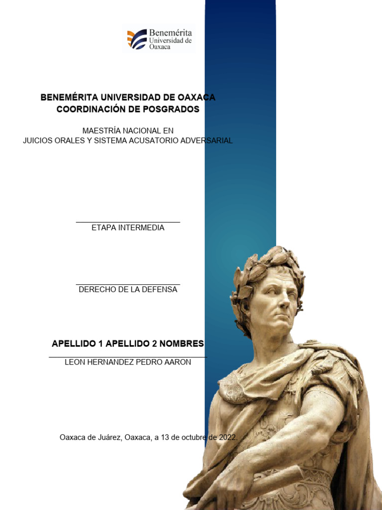 El Derecho A La Defensa PDF