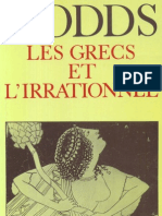 E.R. Dodds, Les Grecs Et L - 'Irrationnel