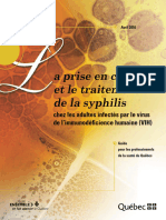 A Prise en Charge Et Le Traitement de La Syphilis