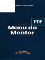 Menu Do Mentor Viver de Mentoria