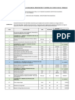 Presupuesto Plan COVID-19