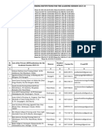 List of Private Institution Final To Be Uploaded in The Website 202324 20231020 132724