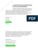 Organización y Administración Del Capital Humano Puntos Extras Autocalificables 4