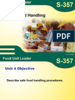 Unit 4: Safe Food Handling