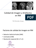 Caidad de Imagen y Artefactos