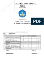 Ketuntasan Belajar Minimal