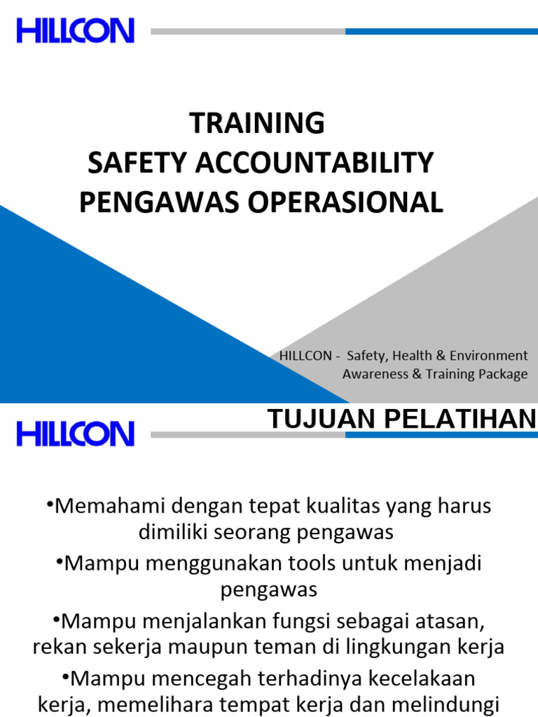 Program Akuntabilitas Keselamatan Kerja | PDF