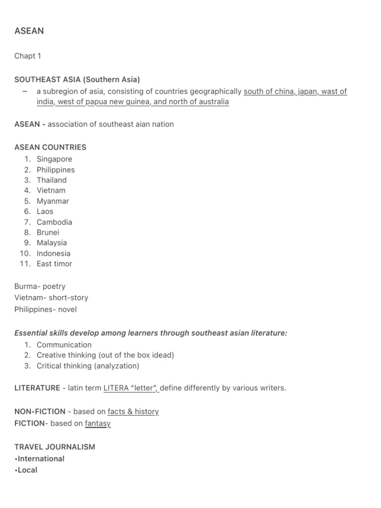 Asean 2 | PDF