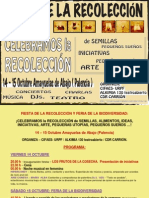 PROGRAMA - FIESTA DE LA RECOLECCIÓN - 14y15 OCTUBRE - AMAYUELAS y ALKIMIA130