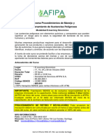 Programa Manejo y Almacenamiento de Sustancias Peligrosas-Agroquímicos 2023 - Octubre