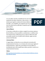 Conceptos de Derecho