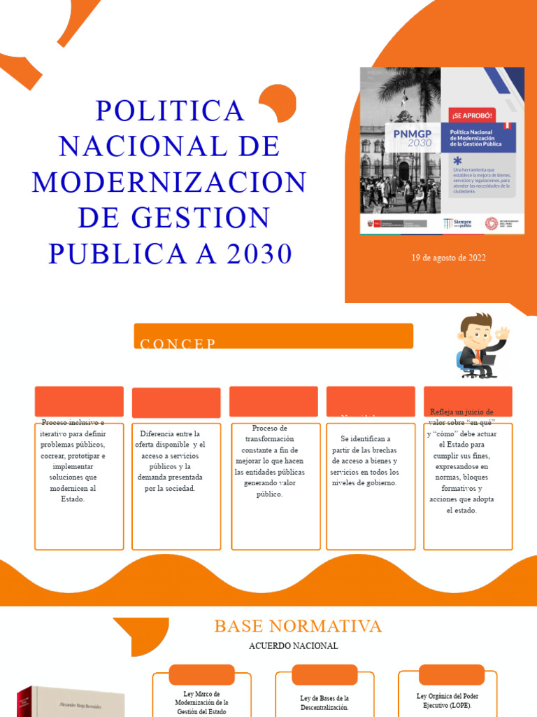 Modernización de la Gestión Pública 2030 | PDF | Administración Pública ...