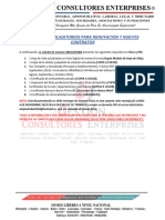 Requisitos Obligatorios para Renovacion de Contratos