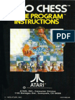 Video - Chess - 1978 - Atari Manual