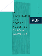 O Inventário Das Coisas Ausentes