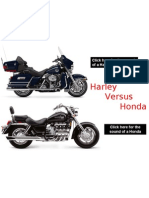 Harley Vs Honda Sound