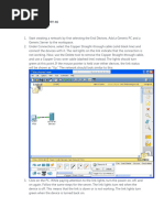 Assignment #6 Packet Tracer Familiarization Activities #2