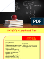 Physics 1 - Length and Time