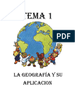 Tema 1-La Geografia y Su Aplicacion