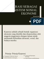 Koperasi Sistem Ekonomi