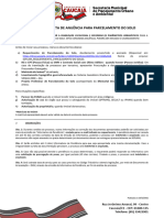 01 - Carta de Anuência para Parcelamento Do Solo