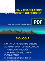 Hemostasia y Coagulación