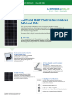 Ameresco - Panel Solar - Hoja Técnica - Cristalino - 140J