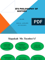 Toynbee'S Philosophy of History: Oleh: Rizal Asnawi 3 0 7 2 0 2 2 0 0 1