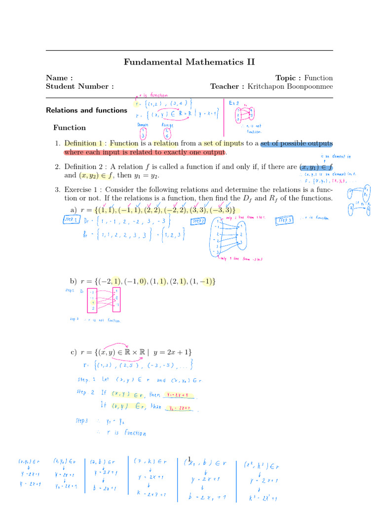 Functions | PDF