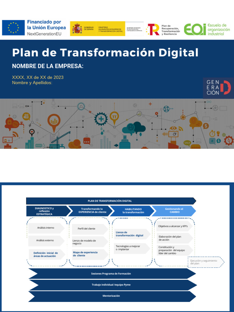 Ejemplo de Plan de Transformación Digital | PDF