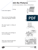 Roi L 522 Where in The World Shall We Go Picture Word Matching Activity Sheet