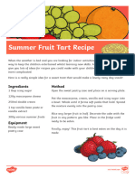 Rainy Day Baking Summer Fruit Tart Recipe