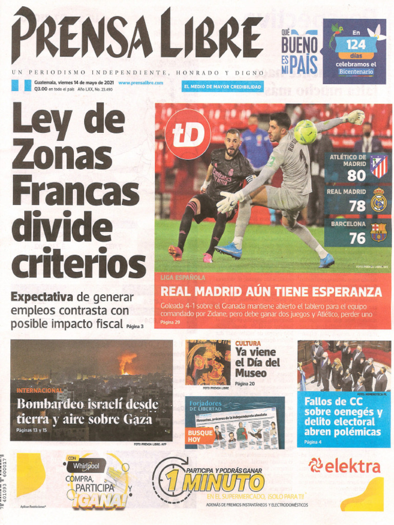 14 05 21 Prensa Libre Pdf