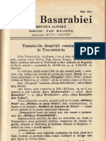Temeiurile Dreptății Românești În Transnistria - Revista Viața Basarabiei - Mai 1943
