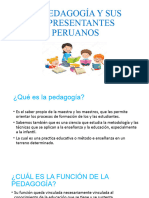 LA PEDAGOGÍA Y SUS REPRESENTANTES PERUANOS2