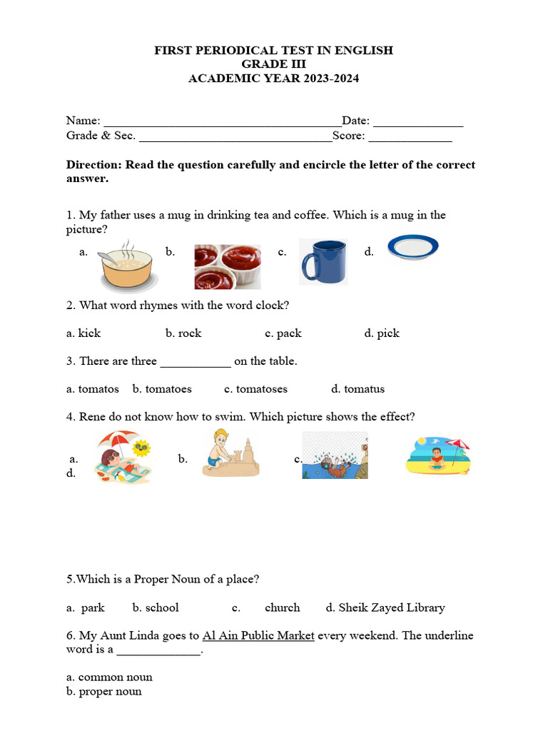 English 3 FIRST QUARTERLY EXAM | PDF | Language Mechanics | Linguistic ...