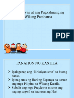 2 Kasaysayan at Pagkalinang NG Wikang Pambansa